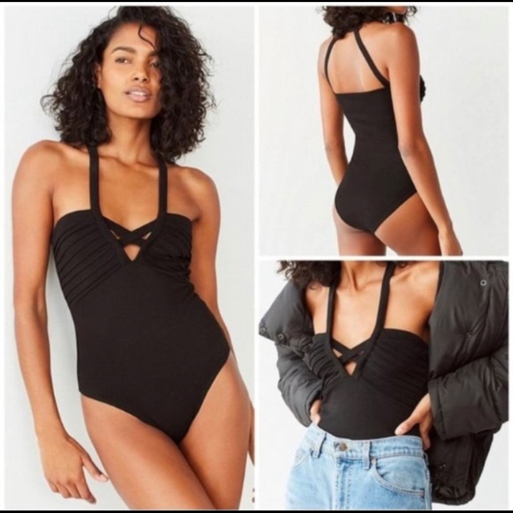 Out from Under Urban Outfitters Black Bodysuit